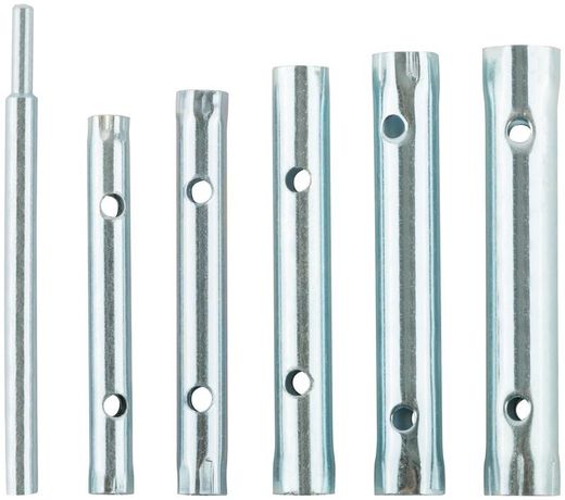 Ключи трубчатые свечные набор 6 шт. 6-17 мм - 63736 РОС