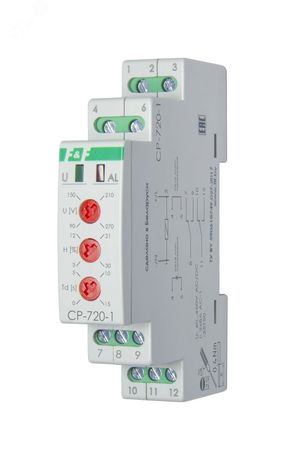 Реле контроля напряжения CP-720-1 F&F EA04.009.023 Евроавтоматика