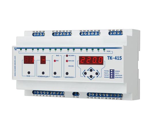 Таймер последовательно-комбинационный TK-415 НовАтек-Электро 3425604415
