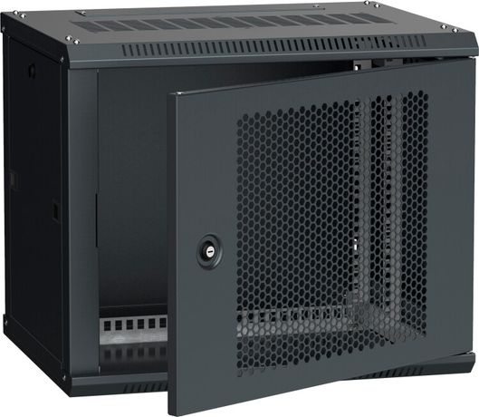 Шкаф LINEA W 6U 600x450 мм дверь перфорированная, RAL9005 | LWR5-06U64-PF ITK IEK