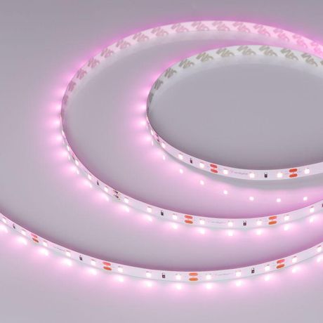 Лента светодиодная RT-A60-8mm 12V Pink (4.8 W/m, IP20, 2835, 5m) (arlight, 4.8 Вт/м, IP20) | 013571(2) Arlight