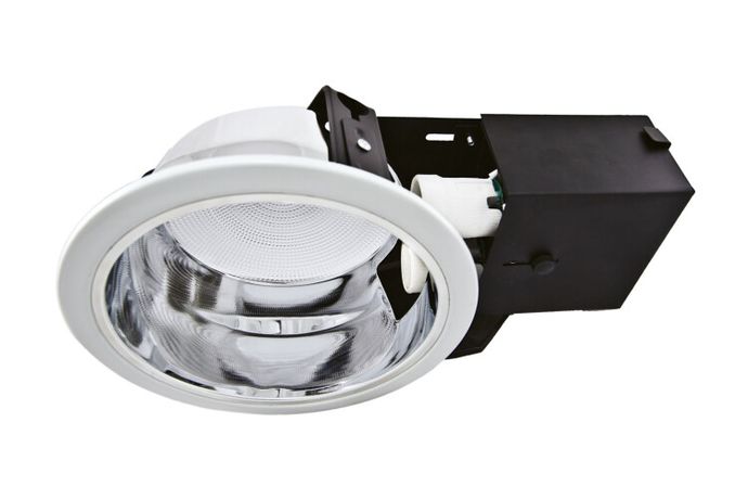 Светильник встраиваемый под лампу ЛВО 03 Downlight 2х20Вт КЛЛ Е27 IP20 | SQ0342-0025 TDM