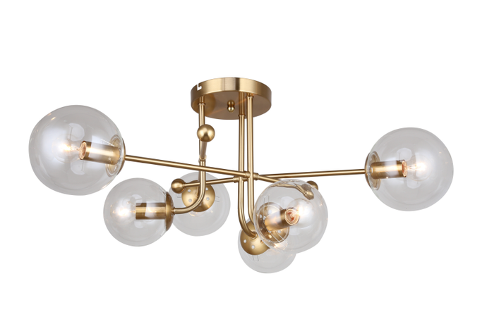 Люстра Adela 3165-306 6 х Е14 40 Вт модерн | Б0062123 Rivoli ЭРА