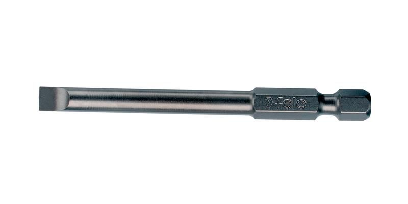 Бита плоская шлицевая серия Industrial E6.3 SL3,0х0,5х73мм 5шт | 03030710 Felo