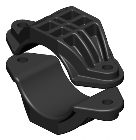 Одиночное кабельное крепление D 85-105 мм EKF | scc85105