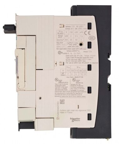 Блок силовой 12А с клеммником дополнительный контакт - LUB12 APC