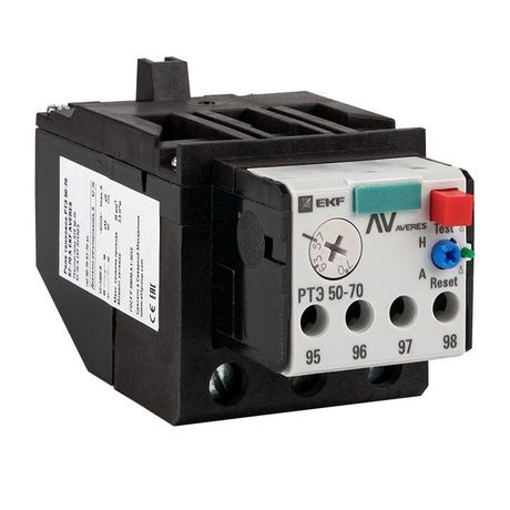 Реле тепловое РТЭ 50-70 50-63А EKF AVERES | rel-50-70-50-63-av