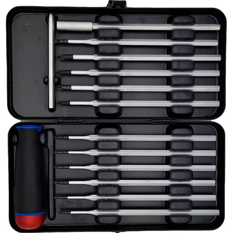 Отвертка серия Nm 1.5-3.0 с набором насадок (уп.12шт) в кейсе Felo 10099216