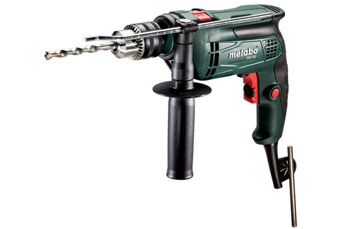 Дрель ударная SBE 650 650Вт ЗВП картон Metabo 600742000 600671000