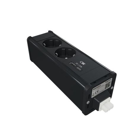 Блок Unica System+ 2хРозетка (2К+З) и 2хUSB A/C антрацит SchE INS44221 Schneider Electric