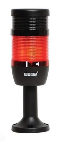 Колонна сигнальная 70мм 220В светодиод LED зуммер красн. EMAS IK71L220ZM01