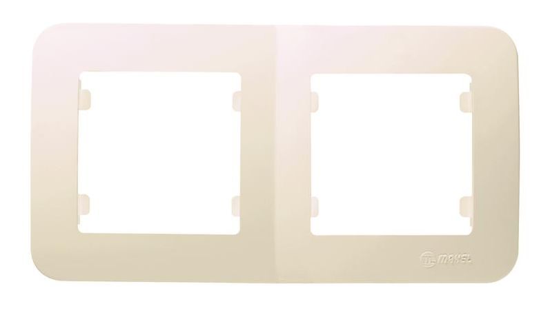 Рамка 2-м Lillium N крем. 55212 Makel