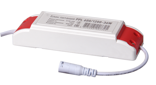 Драйвер LED 450mA для PPL 600/1200 36Вт 200-240В IP40 | 5007345 Jazzway