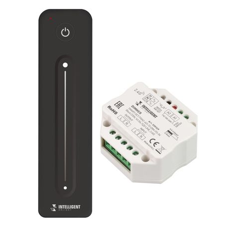 Пластик 5 лет) | 039329 Arlight INTELLIGENT Диммер SMART-SET-TRIAC-601-72-DIM-PD-IN Black (230V 1x1.5A ПДУ LINE 2.4G) (IARL IP20