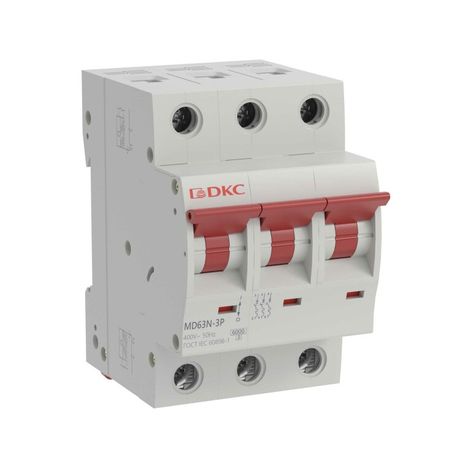 Выключатель автоматический трёхполюсный YON max MD63N 3п 10A C 6kA | MD63N-3PC10 DKC ДКС