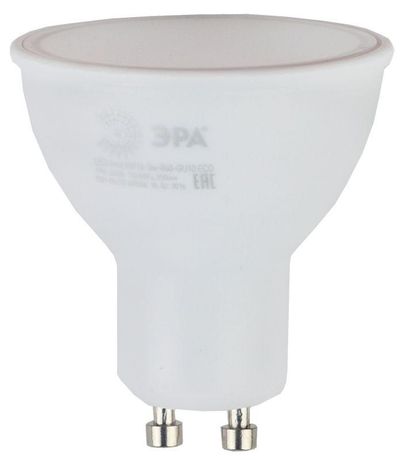 Лампа светодиодная LED 5 Вт 400Лм 4000К софит нейтральный GU10 220-240В MR16-5W-840-GU10 Red Line - Б0050689 ЭРА