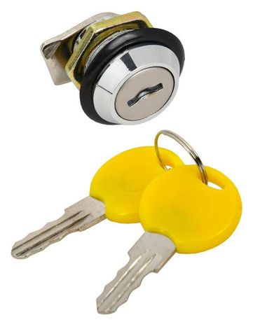 Замок металлический для корпусов TETRA IN-C 191614 с двумя ключами | IND-191614 IEK