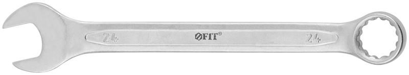 Ключ комбинированный усиленный ''Гранд'', CrV, холодный штамп 24 мм - 63293 РОС