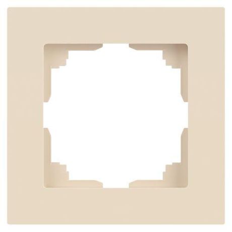 Рамка для розеток и выключателей Intro Accent 6-501-02 на 1 пост, СУ, слоновая кость | Б0063736 ЭРА