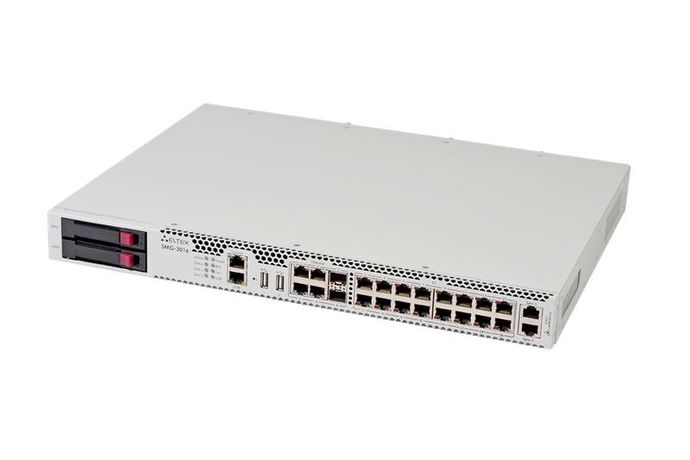 Коммутатор Ethernet 1х10/100/1000BASE-T (ООВ) 16х10GBASE-R (SFP+)/1000BASE-X (SFP) L3 2 слота для модулей питания ELTEX MES5316A