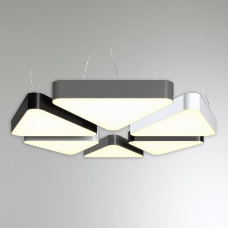 Светильник светодиодный RVE-LBX-TRIO-SOFT-1400-N (Треугольник закругл. 1400х1246х120мм 115Вт Накладной 4000К Белый) - RVE00001500 RVElektro