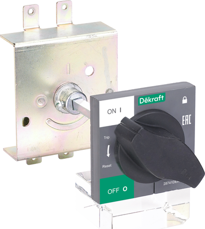 Рукоять выносная для установки на дверь шкафа 150мм РП-304Rc DEKraft 28747DEK APC