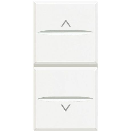 Кнопка двойн. с блокировкой 1п (NO) + 10А 250В Axolute бел. Leg BTC HD4037 Legrand