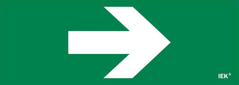 Этикетка самоклеящаяся 280х100мм ''Направляющая стрелка'' IEK - LPC10-1-28-10-STR
