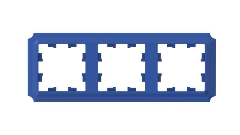 Рамка 3-пост. AtlasDesign Antique универс. аквамарин SE ATN101103 APC