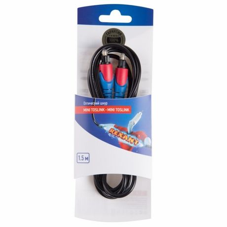 Шнур оптический Toslink 1.5м блист. Rexant 06-3129 MEET
