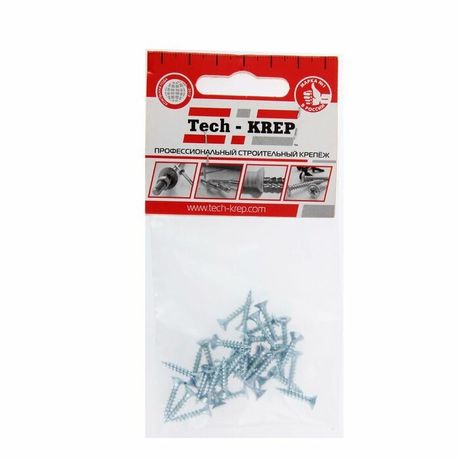 Саморез ШУц 3,0х12 пот. гол. (40 шт) - пакет ( 0,021 кг) | 102408 Tech-KREP