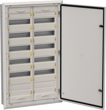 Корпус металлический ЩРв-144 (2х72) 1005х625х130 IP31 сер TITAN 5 | TI5-50-V-2X072-31-7035 IEK