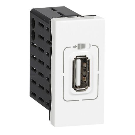 Розетка USB Mosaic 1мод. для зарядки бел. Leg 077591 Legrand