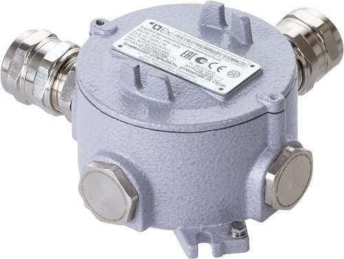 Коробка соединительная взрывозащищенная LTJB-IIC-R6-[LT-B-TS2MA(A/B/C/D)] 1 Ex d IIC Т6 Gb tb IIIC T80 C Db IP66 | 2327000040 Световые Технологии