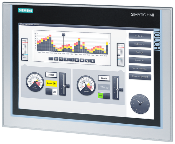 Панель оператора SIMATIC TP1200 COMFORT WINDOWS CE 6.0 12дюйм. широкоэкранный TFT-дисплей 12Мб пользов. памяти Siemens 6AV21240MC010AX0