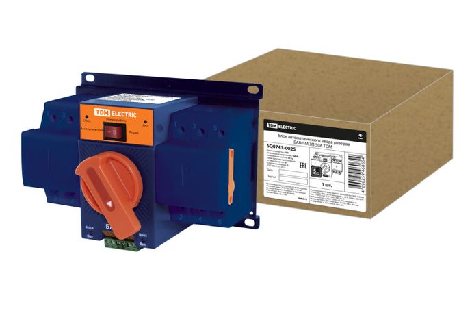 Блок автоматического ввода резерва БАВР-М 3П 50А | SQ0743-0025 TDM