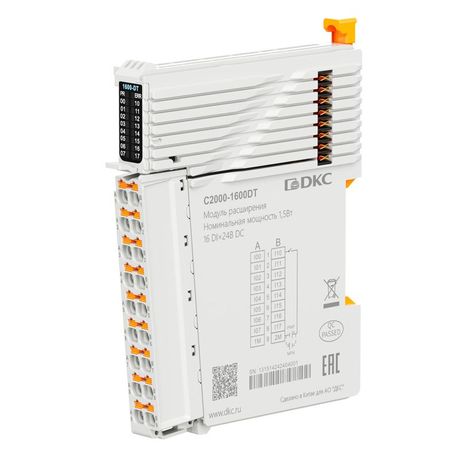Модуль расширения C2000 16 DI - 24В DC(PNP/NPN) DKC C2000-1600DT ДКС DKC (ДКС) арт. C2000-1600DT