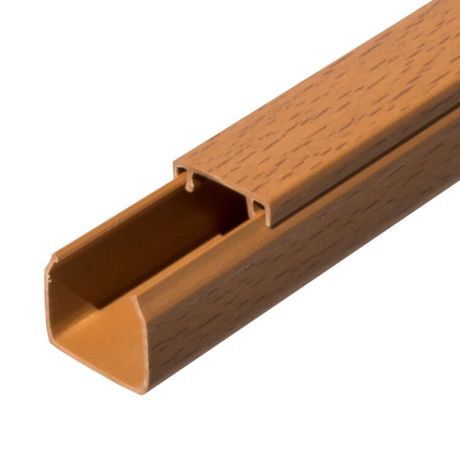 Кабель-канал бук 2-й замок в п/э 25х25 (32 м/уп) | PR03.0198 Промрукав Строитель