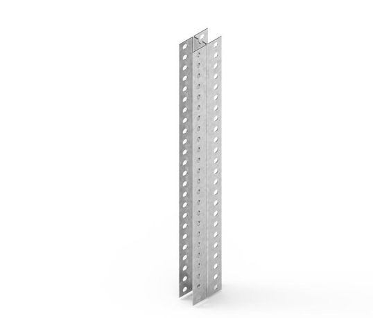 Профиль П(U)-образный усиленный 40х80 L1000 s:3 мм горячий цинк - Н3312241031 СОЭМИ