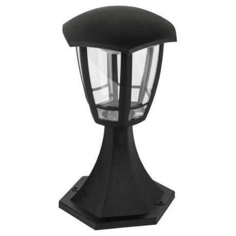 Светильник садово-парковый ДТУ 07-8-003 Валенсия 1 черный 6 гранный напольный IP44 светодиодный 8Вт 3000K | Б0064200 ЭРА