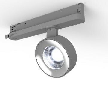 Светодиодный светильник трековый, угол пучка 36 град, серый TRACKLIGHT SPOT COMPACT D100 28 W 940 FL GY | 4058075336063 Ledvance Osram