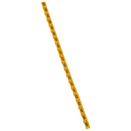 Маркировка буква (Q) черный/желтый Duplix (600шт) - 038426 Legrand