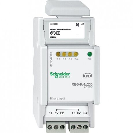 БИНАРНЫЙ ВХОД REG-K/4X230 | MTN644992 Schneider Electric