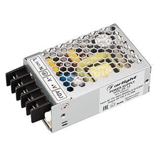 Блок питания HTS-25-12 (12V, 2.1A, 25W) (Arlight, IP20 Сетка, 3 года) | 034449 Arlight