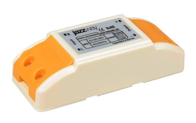 Драйвер для светодиодной ленты LED PPS CVP 12012 12Вт 12В 264В IP20 | 1032447 Jazzway