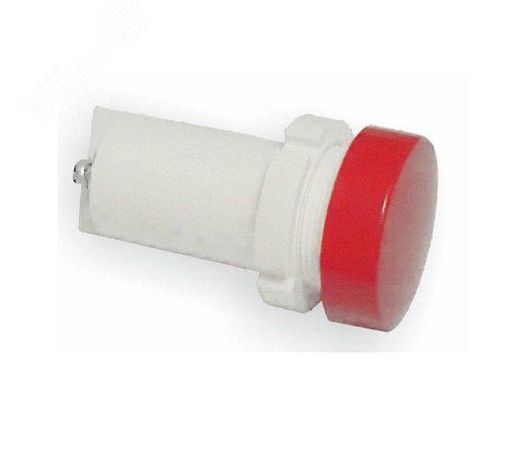 Лампа светодиодная СКЛ-14А-К-2-28-П плоский излучатель 28В 50Гц/пост. диаметр посадочного отверстия 22мм УХЛ2.1 красн. Реле и Автоматика A8021-80075535