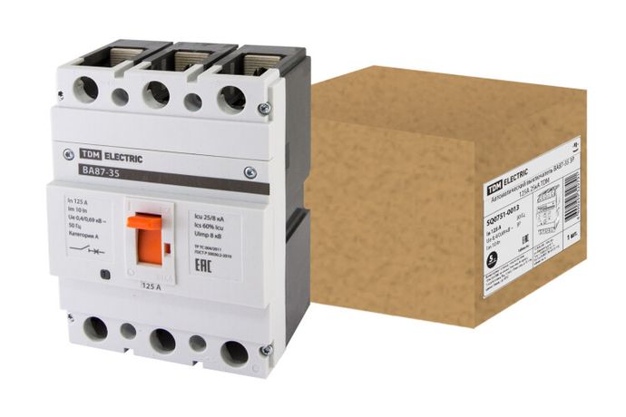 Выключатель автоматический ВА87-35 3Р 125А 25кА - SQ0751-0013 TDM