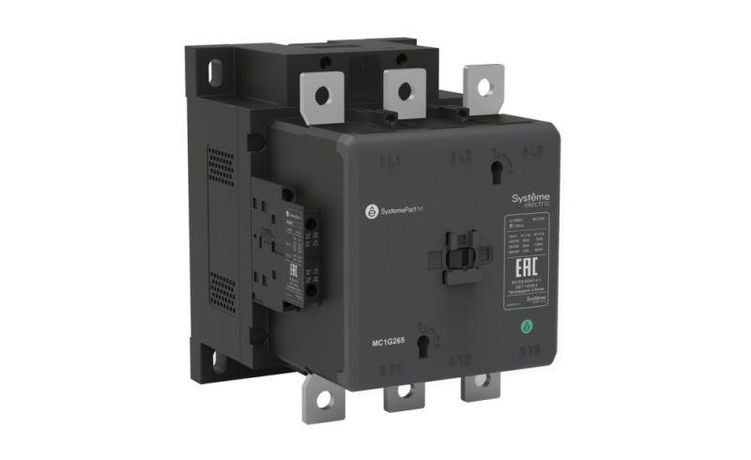 КОНТАКТОР MC1G 3P 330A 2НО+2НЗ AC/DC 100-250V 50/60ГЦ | MC1G330KUE SE APC