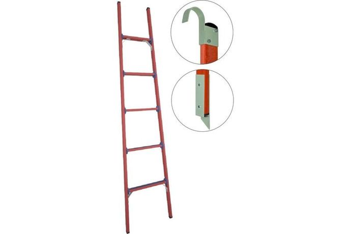 Лестница приставная диэлектрическая ЛСПД-2.0 Мг К стеклопластик. Антиток Д471536 Диэлектрик