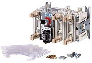 Выключатель-разъединитель-предохранитель, плавкая вставка DIN, типоразмер 1, 3Р, 125А, QSA125N1-00/3 - 1318030 EATON